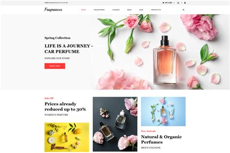 perfume company website